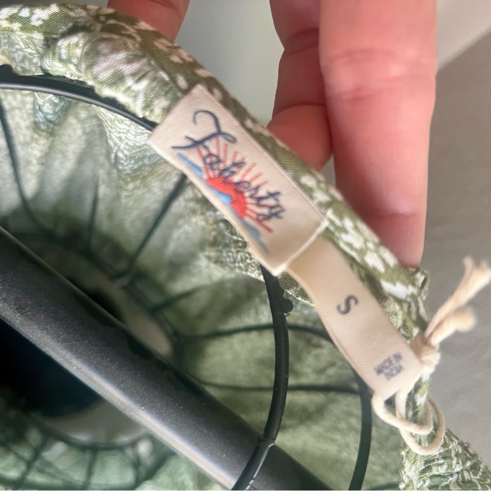 Faherty Sirene Mini Dress Rivertin Ditsy Floral Green NWT size S - Picture 5 of 7